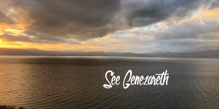 Blick auf den See Genezareth oder auch Kineret genannt